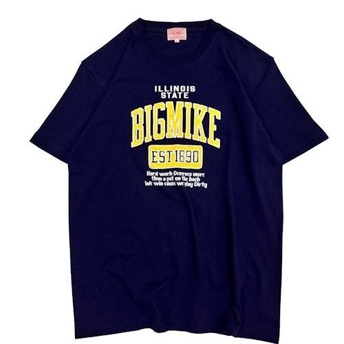 ビッグマイク | BIGMIKE HANDWRITING COLLEGE S/S TEE | Tシャツ | GO