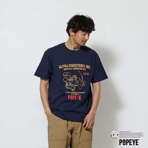 アルファ インダストリーズ | S/S-T POPEYE™ PUNCH | Tシャツ | GO OUT