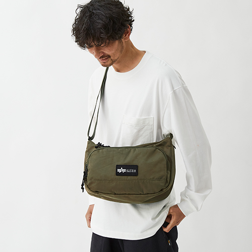 アルファ インダストリーズ | ROUND SHOULDER | ショルダーバッグ | GO