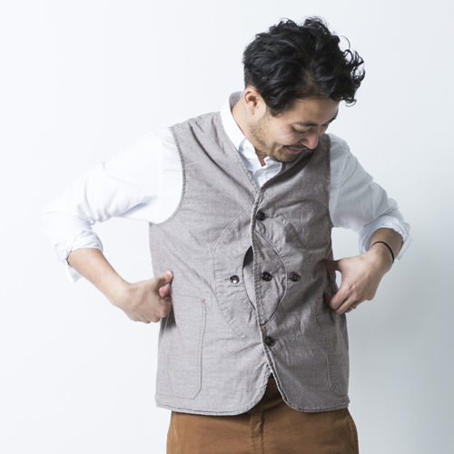 クラスファイブ | Chambray Hunting Vest | ベスト | GO OUT Online