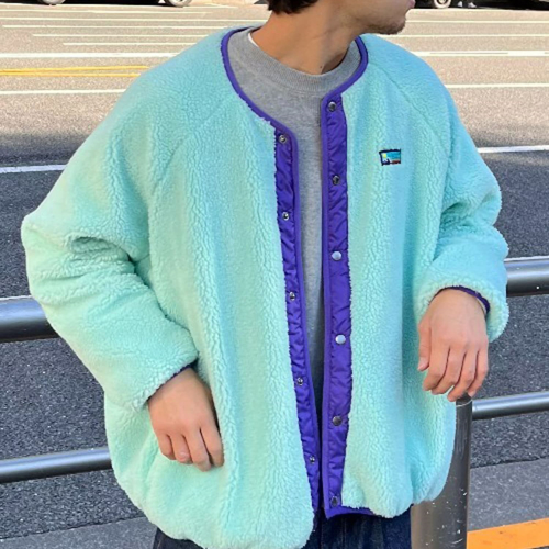 フランクリン クライミング | REVERSIBLE CARDIGAN | ボア・フリース