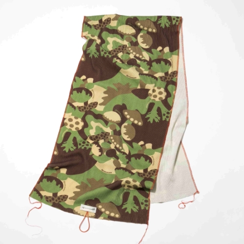 ノワート×ゴーアウトジャンボリー | MASHROOM CAMO STOLE | ネック