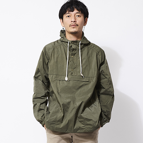 ゴーウエスト | MOBILE HOODY / NYLON RIP TAFFETA -salt shrinking