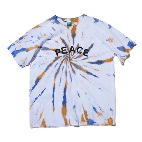 グッドオン | “寺井康平×Good On”柿渋弁柄群青染め-渦- PEACE S/S TEE