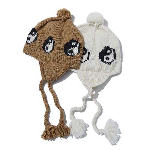 マクマホーンニッティングミルズ | Macmahon Knit Cap Ear Muff+POMPOM