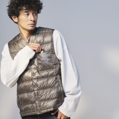 ナンガ Inner Down Vest インナーダウンベスト メンズ ベスト Go Out Online アウトドアファッションの総合通販サイト