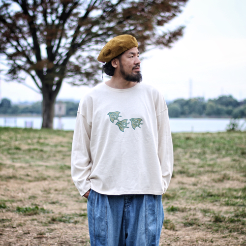 マウンテンリサーチ×ネイタルデザイン | HEMP LONG SLEEVE TEE WIDE