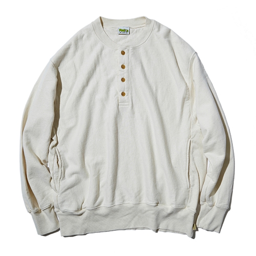 ファッティオム | OOM HEMP SWEAT HENLEY NECK | パーカー・スウェット