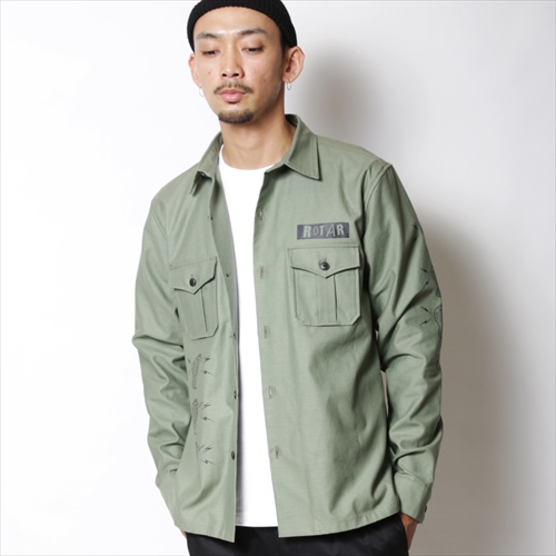 ローター | EAR RUPTURE Military Shirt | シャツ | GO OUT Online