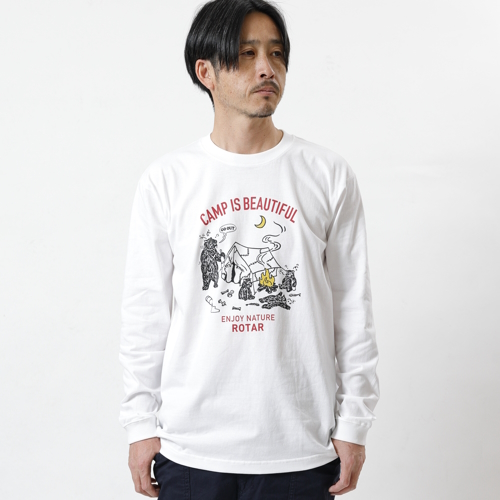 ローター×ゴーアウト | CAMP IS BEAUTIFUL LS Tee | ロンT | GO OUT