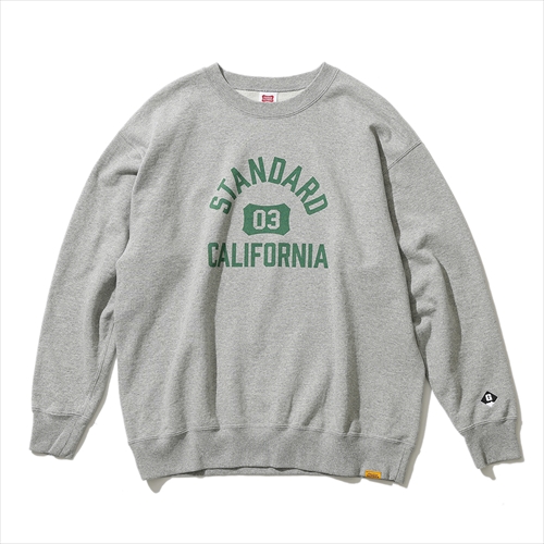 スタンダード カリフォルニア×ゴーアウト | SD US COTTON LOGO CREW SWEAT GO OUT LIMITED |  パーカー・スウェット | GO OUT Online ｜アウトドアファッション・キャンプの総合通販サイト