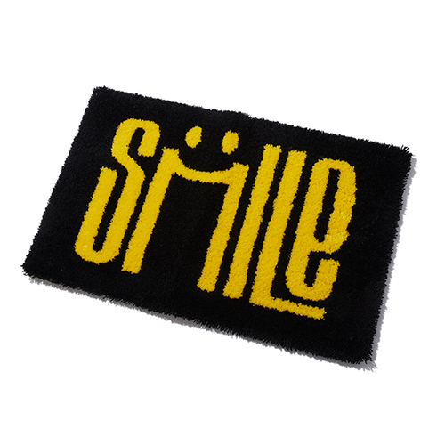 セカンドラブ | SMILE LOGO RUG MAT | クッション・マット