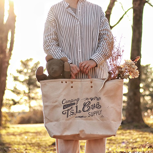 ティエスエルカブ | camping tote bag | トートバッグ | GO OUT Online