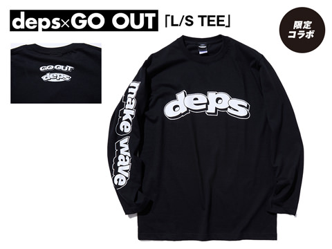 deps × GO OUT「L/S TEE」