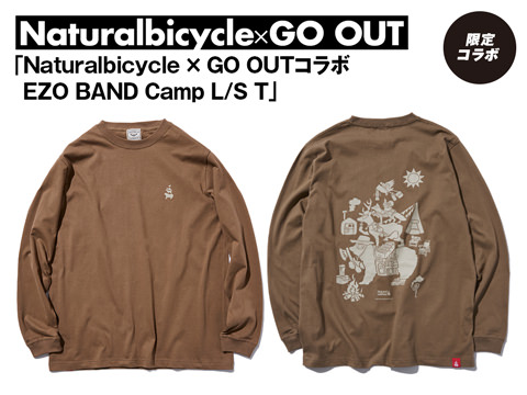Naturalbicycle × GO OUT「Naturalbicycle × GO OUTコラボ EZO BAND Camp L/S T」